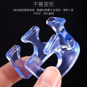 Hot Sale 2PCS Soft Silicone Manicure Pedicure Nails <strong>Finger</strong> <strong>Separator</strong> Flexible <strong>Finger</strong> Toe Spacer Separation Straighteners Tool - Product Image 5