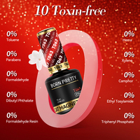 BORN PRETTY PRO OEM Fabricant Tpo Hema Free Red Gel Polish Set 15ml Water Light Winter Cat Eye Gel Varnish for Nail Supply