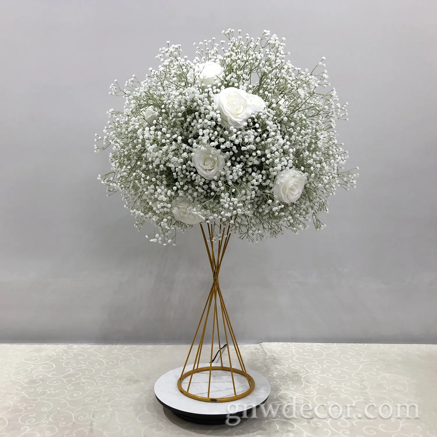 Decorative Table baby breath Centerpiece Arrangement Wedding Decoration Ball Artificial gypsophila flower ball