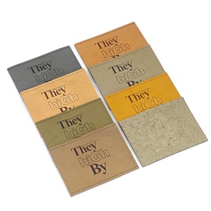 Custom Real Leather Label Embossed Personalized Genuine Leather Tag Custom Logo Patch for Bags Handbag Clothing - Product Image 3