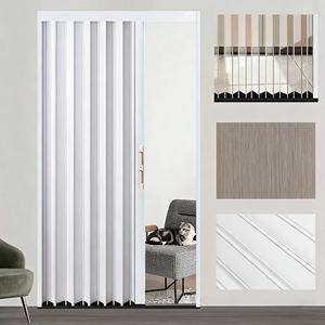 Puerta Plegable de Aleación de Aluminio, Resistente al Fuego, Aislamiento Térmico, Reducción de Ruido, Partición Plegable/Corredera Invisible, Diseño Minimalista - Product Image 1