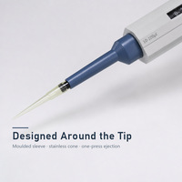Pipette microfugeuse PE réglable monocanal à volume variable 0,5-5000 µl à déplacement d'air pour transfert de liquides en laboratoire Marque ZenithLab