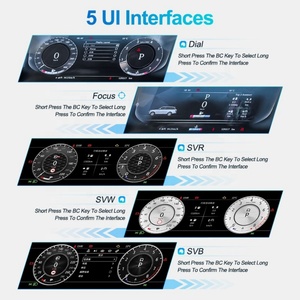 NaviHua 12.3" <b>Car</b> Digital Cluster <b>for</b> Range Rover Sport L494 2014 2017 Auto LCD Dashboard <b>Speedometer</b> Virtual Cockpit Upgrade - Product Image 5