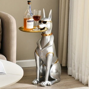Bandeja Decorativa Grande <span class=keywords><strong>de</strong></span> Resina con Diseño <span class=keywords><strong>de</strong></span> <span class=keywords><strong>Doberman</strong></span> para Mueble <span class=keywords><strong>de</strong></span> TV, Oficina y Sala <span class=keywords><strong>de</strong></span> Estar - Product Image 6