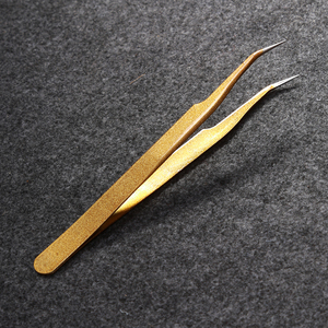 Pincettes antistatiques de précision courbées, en acier inoxydable, précision courbée, pour clavier mécanique électronique - Product Image 3