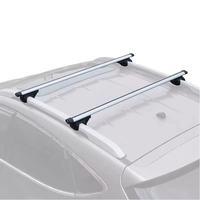 Universeller Dachgepäckträger für Outdoor-Reisen, Aluminium-Stahl-Querträger für Gepäck, Allgemeiner Schienen-Dachgepäckträger