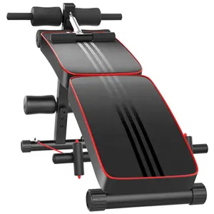 Hot sale Home Gym Equipment Supine board Muscle Exercise Ab Chair Foldable Portable Practise Lifting Sit Up Bench