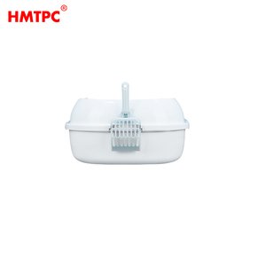Accessoire de litière pour <span class=keywords><strong>chat</strong></span> en plastique de qualité supérieure, confortable, semi-ouvert, anti-éclaboussures, avec <span class=keywords><strong>filtre</strong></span>, facile à nettoyer, adapté à l'utilisation avec des tapis absorbants - Product Image 3