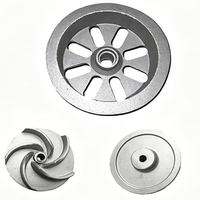 Turbine de pompe fermée en acier inoxydable, moulée par investissement, pièces de pompe personnalisées pour fonderie OEM