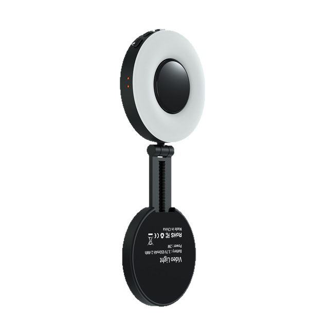 Portable Magnetic Mobile Phone Ring Light for Video Record and Rechargeable Fill Light for Selfies, Photography, Makeup, Vlogs