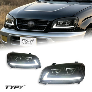 ชุดไฟหน้า TYPY สำหรับ Toyota RAV4 ปี 1998-1999 พร้อมไฟเดย์ไลท์ LED ไฟเลี้ยวแบบไล่ระดับ และไฟหน้าโปรเจคเตอร์ - Product Image 1