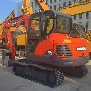 Doosan excavator Crawler dx60-9c mini 5 ton 6 ton digger for sale dx55 dx60 machines excavators used Korea <b>small</b> digger cheap - Product Image 1
