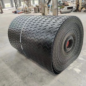 BOTHWIN Endüstriyel Çelik Kauçuk Chevron Desenli Konveyör Bandı, Shandong Ocaklarında Keskin Eğimli Agrega Taşımacılığı için - Product Image 4