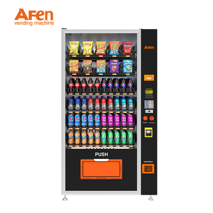 Máquina Expendedora Personalizada Afen al por Mayor, Color Negro, Código QR, Máquina Expendedora Autoservicio para Aperitivos y Bebidas - Product Image 2