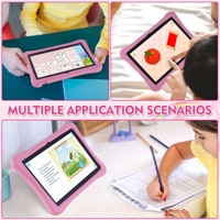 Tablette Android pour enfants de 10 pouces MTK6737 avec contrôle parental, 3 Go de RAM, 32 Go de stockage, tablette PC avec étui antichoc en EVA