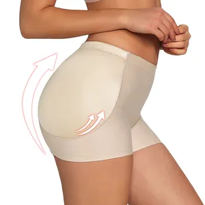 ปลอมก้นเบาะสร้างกางเกงขาสั้นก้นยกสะโพก Enhancer กางเกงผู้หญิง Shapewear เปลือกควบคุม Shaper