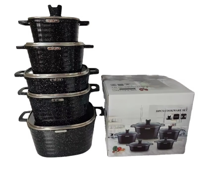 Hot Selling Luxury 10 Pieces Kitchen Accessories Set Cookware New Arrival Popular Cookware Set · image 2