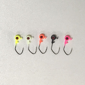 Ganci testa di piombo <span class=keywords><strong>per</strong></span> esche morbide 1.3g 5 pz pittura piombo testa rotonda con occhi ami da pesca <span class=keywords><strong>per</strong></span> pesca <span class=keywords><strong>esca</strong></span> - Product Image 6