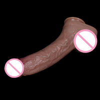 Dildo réaliste de 9,84 pouces, énorme et épais, effet peau, avec grande ventouse, jouet sexuel en silicone réaliste pour stimulation vaginale et anale pour femmes