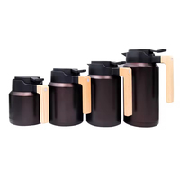 Carafe isotherme en acier inoxydable à large ouverture avec poignée, en stock