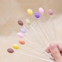 Outil de nail art en forme de cuillère, bâtonnets pour faux ongles, présentoir, nuancier de couleurs pour vernis gel, fournitures pour ongles