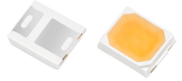 LED SMD 2835 0,2W/0,5W 3V/6V/18V 6500K 120 Degrés Lumière Blanc Chaud Diode à LED avec CRI>80 et Durée de Vie de 50000 Heures