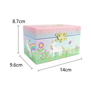 Caja Musical de Joyería con <span class=keywords><strong>Bailarina</strong></span> Unicornio, Caja Musical con Música, Regalo para Niña <span class=keywords><strong>Bailarina</strong></span>, Venta al por Mayor - Product Image 5