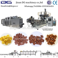 Machine d'extrudeuse de boules de riz/machines de boule croustillante de chocolat/ligne de processus de casse-croûte de céréales de flocons de maïs fabriquée en Chine