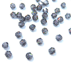 Perles en résine biconiques de 4 mm en gros, combinaison de couleurs <span class=keywords><strong>opale</strong></span>, accessoires de vêtements, fabrication de bijoux - Product Image 6
