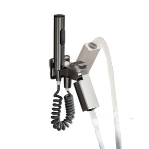 Pistola pulverizadora de latón moderna para <span class=keywords><strong>inodoro</strong></span>, una entrada, dos salidas, grifo de pulverización <span class=keywords><strong>Vertical</strong></span>, válvula de ángulo, baño de alta presión para Hotel - Product Image 5