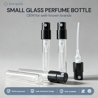 Flacon testeur de parfum 1ml 2ml, échantillon de parfum en verre, flacon miniature de marque de créateur, emballage de flacon de parfum