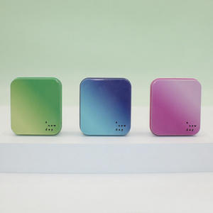 Оптовая продажа, квадратные металлические жестяные банки с логотипом, пустые крышки для хранения конфет, косметика, уникальная Прямоугольная форма - Product Image 6