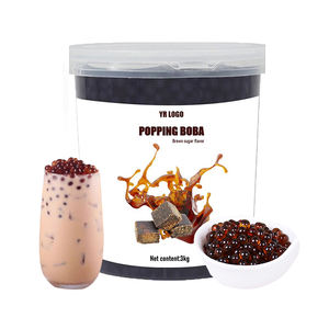 Perles de boba au sucre brun raffiné de haute qualité pour les boissons et les ingrédients de boissons au bubble tea de qualité supérieure - Product Image 5