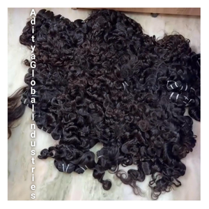 Extensions de cheveux humains bouclés naturels, boucles définies douces, volume complet, texture durable, qualité Remy, aspect naturel, lot de cheveux - Product Image 2