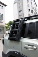 Echelle pliante en alliage d'aluminium Echelle à porte latérale noire pour Chery Jetour T1 Freedom 2024 2025