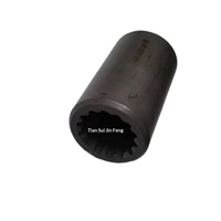Accessoires pour perforatrice hydraulique : Manchon triangulaire en cuivre 1838 pour piston d'impact, Manchon en acier 18U pour tige de forage, Tête de machine