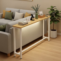Meuble de rangement et console moderne en acier étroit, gain de place, écologique et durable pour salon