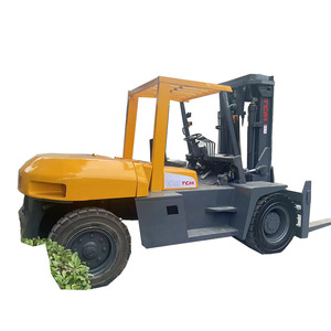 Carretilla elevadora grande usada diésel 3ton 5 Ton 7ton 10.5ton TCM Komatsu TCM carretilla elevadora 3 mástil 4,5 m carretilla elevadora usada - Product Image 1