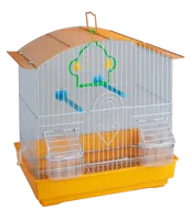 Produits pour animaux de compagnie Cage de transport en métal acier Cage à oiseaux, Cage de voyage pour oiseaux et petits animaux, Cage à oiseaux de transport