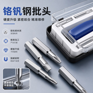 Screwdriver Bit Set 16 In 1 Mini Magnetic Phillips Flathead Metric Household Repair Tool Kit With Case - Product Image 1