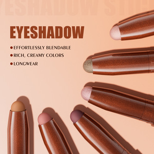 Barra de <span class=keywords><strong>Maquillaje</strong></span> de Color Intenso con un Solo Trazo, <span class=keywords><strong>Maquillaje</strong></span> de Larga Duración, Sombras de Ojos en 6 Tonos, Barra de Sombras de Ojos Todo en Uno - Product Image 2
