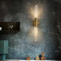Applique Murale Minimaliste Nordique pour Chambre à Coucher, Modèle Luxe, Idéale pour Salon, Mur de Fond, Couloir d'Hôtel