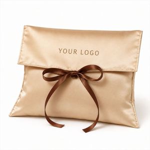 Bolsa de satén de lujo con estampado en caliente y cinta premium para una experiencia de desempaquetado inigualable en caja rígida - Product Image 1