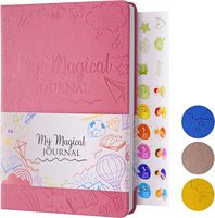 Carnet de notes personnalisé Magiel 2027 2028 – Planificateur hebdomadaire, journal quotidien pour enfants, autocollants, formats A5/A6/B5, organisateur à spirale en PU à couverture rigide