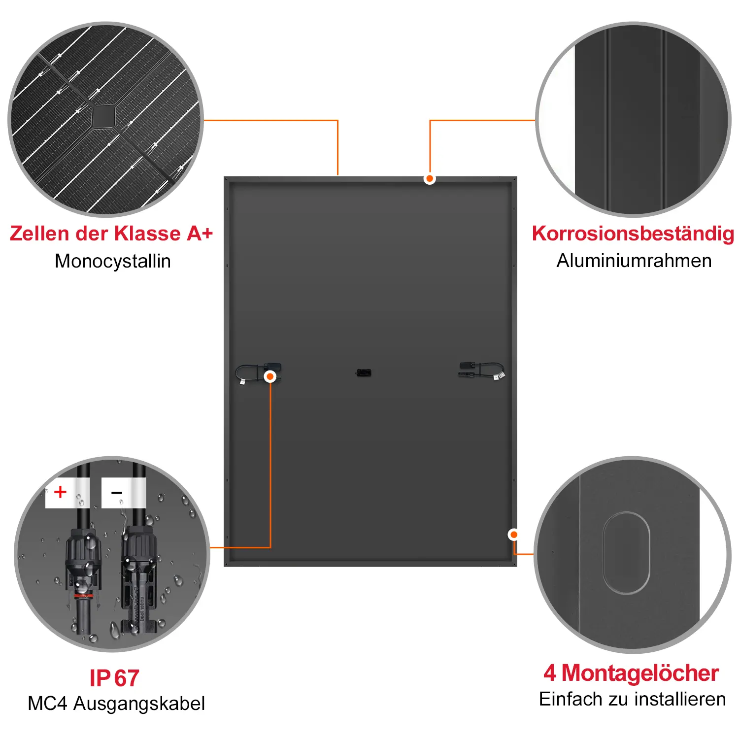 High efficiency photovoltaic solar power plant double-sided single crystal 800W solar panel module