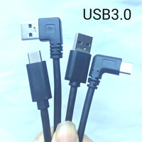 Câble de charge rapide personnalisé USB 2.0 3.0 mâle droit 90 degrés gauche droite angle haut et bas