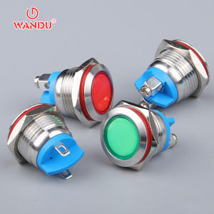 WD16L Series Signal Lamp, <strong>Pilot</strong> <strong>Light</strong>, Indicator 16mm Metal Lamp Indicator Remote Control - Product Image 3