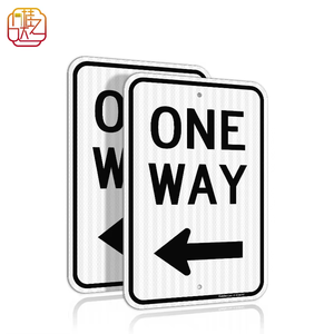 <span class=keywords><strong>Señal</strong></span> Reflectante de Aluminio de Una Vía, <span class=keywords><strong>Señal</strong></span> de Tráfico de Una Vía con Flecha Izquierda de 12x18 Pulgadas para <span class=keywords><strong>Calle</strong></span> e Intersección - Product Image 1