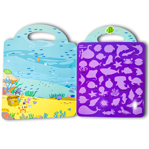 <span class=keywords><strong>Livre</strong></span> d'autocollants de gelée personnalisés pour enfants <span class=keywords><strong>Livre</strong></span> d'autocollants réutilisables pour les activités d'apprentissage préscolaire des tout-petits Jouets de voyage de supermarché de campus - Product Image 2