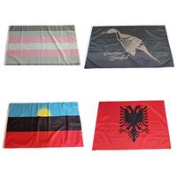 Bannière en tissu polyester double face personnalisée de haute qualité pour la publicité en gros, drapeaux sur mesure avec impression de logo